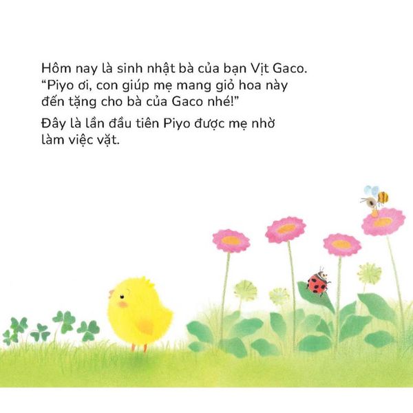 Gà con Piyo đến Thăm bà - Sách tranh Pop-up