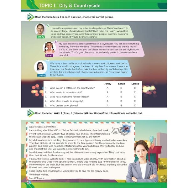 Tăng cường kĩ năng Đọc, Nghe và Giao tiếp Tiếng Anh Lớp 8