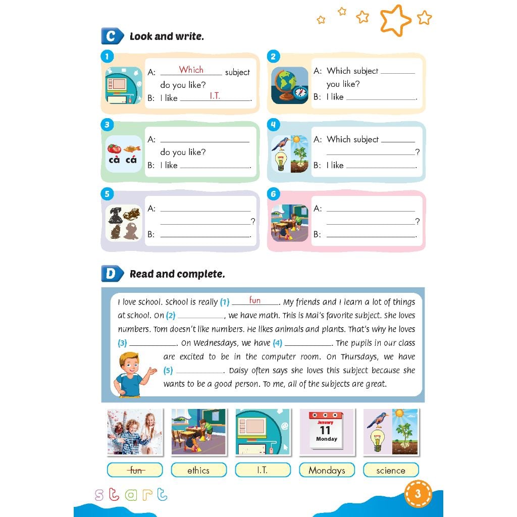 Bài tập Bổ trợ Tiếng Anh 5 i-Learn Smart Start