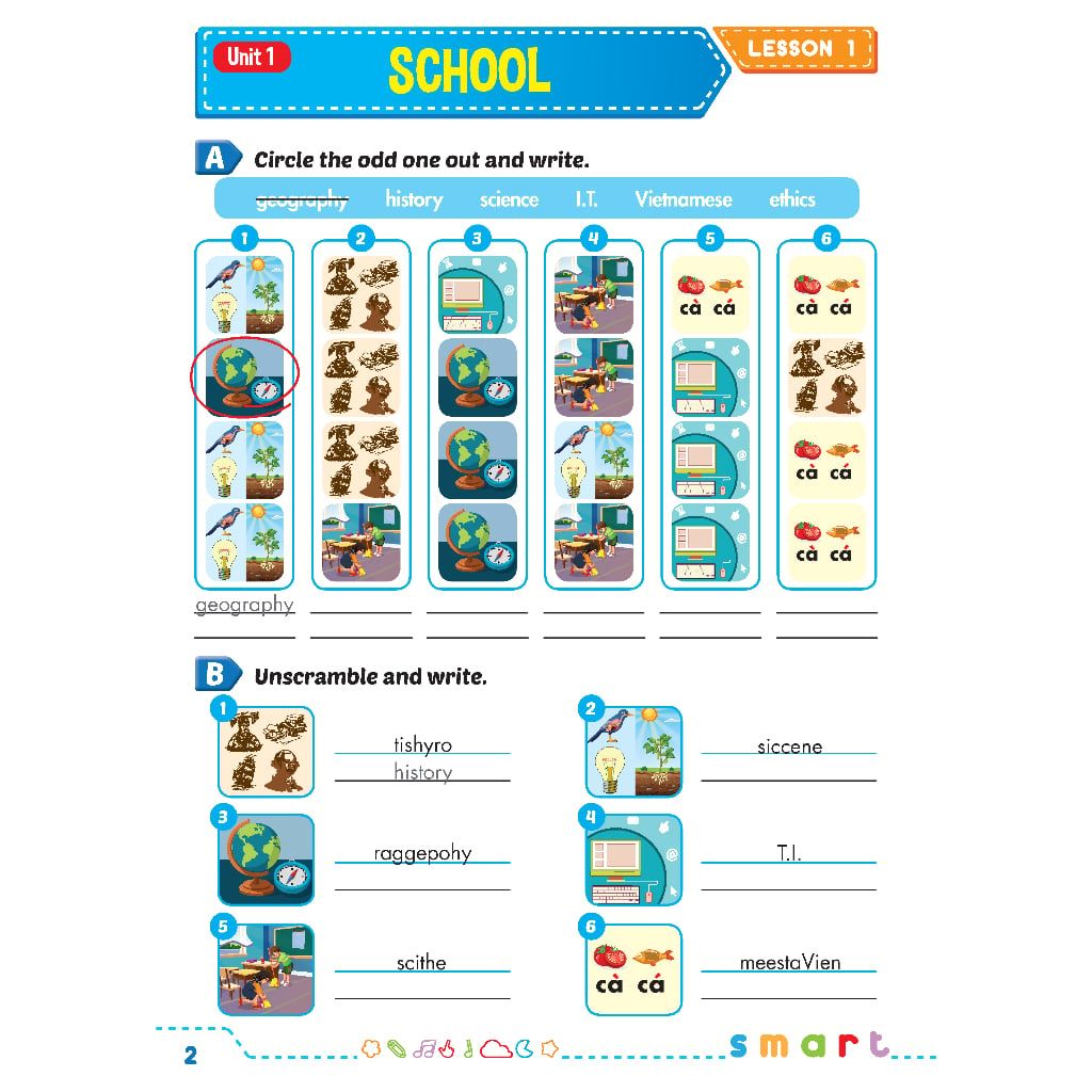 Tiếng Anh 5 i-Learn Smart Start - Trọn bộ (sách học sinh, sách bài tập, Notebook)