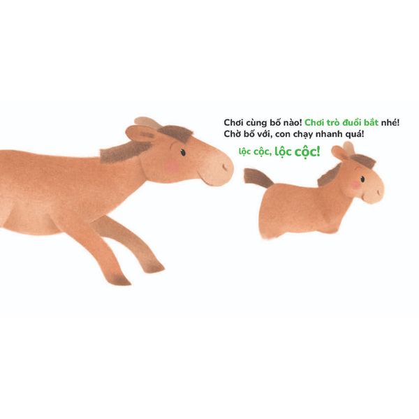 Bố ơi! Mình cùng chơi nhé! - Chơi cùng Gà con Piyo (Mới) - Sách Ehon chuyển động