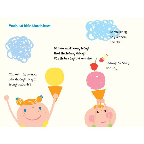 Tô Màu Vào Khoảng Trống - Tủ sách vui để học - Sách tô màu - Dòng sách cầm tay