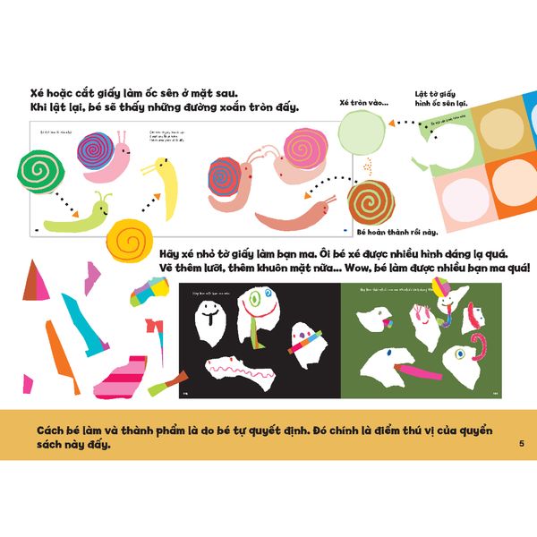 Xé Dán Thật Vui - Tủ sách vui để học - Tủ sách Ehon cho bé