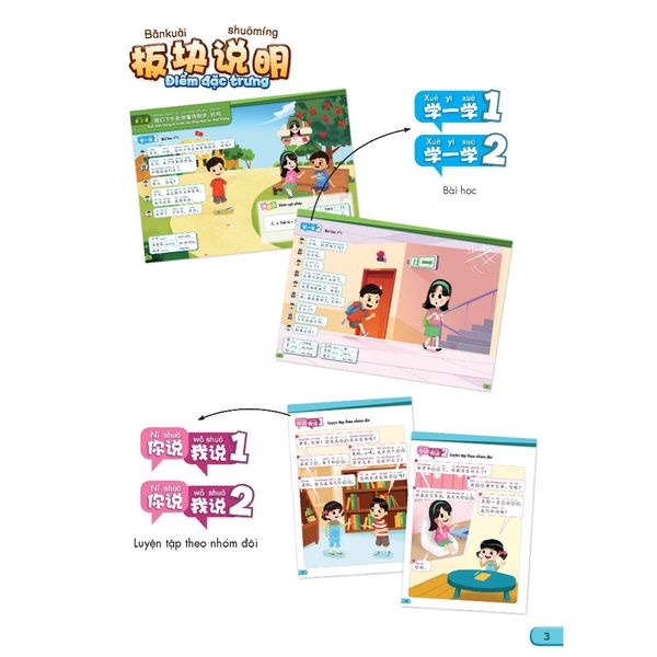 Sách tiếng Trung Quốc 5 - Sách bài học Tập 1 & 2