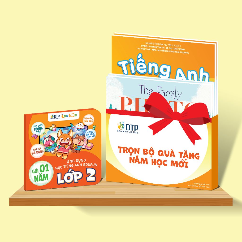 E-voucher - Gói Edufun Premium lớp 2 + [Bộ quà tặng SGK i-Learn smart start + 2 truyện đọc]