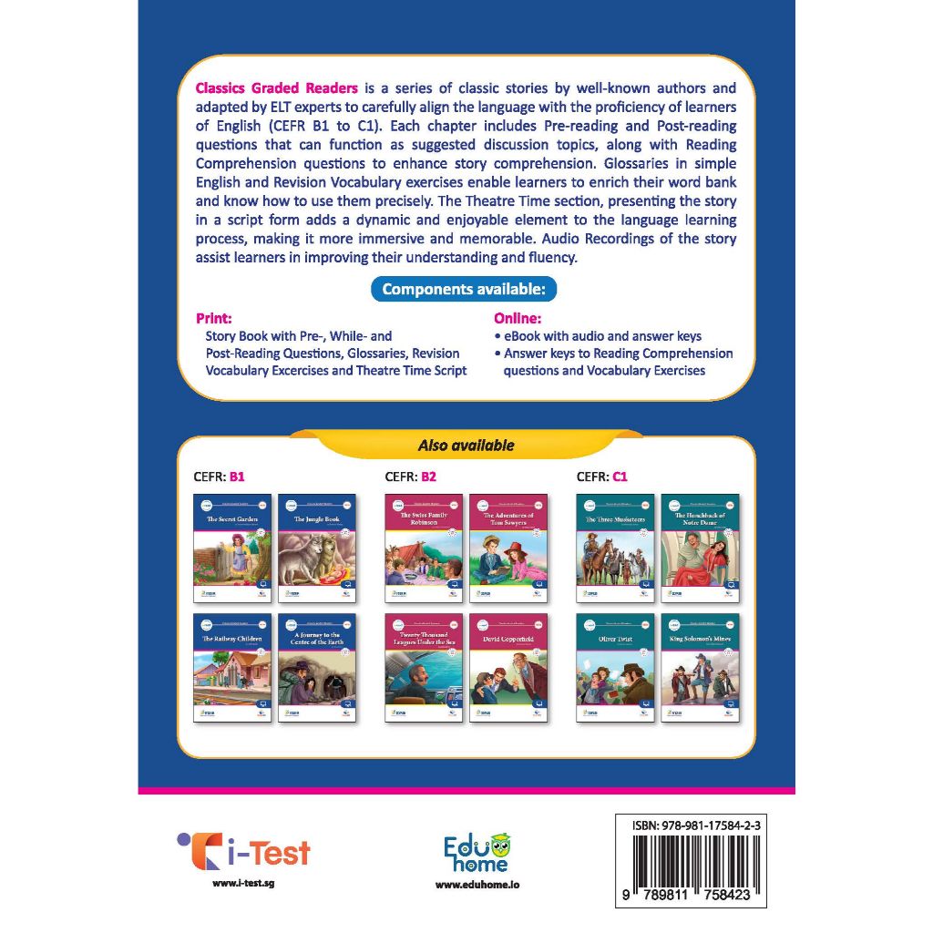 Combo truyện đọc Classics Graded Readers - CEFR B1