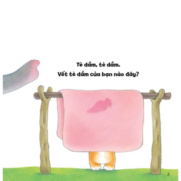 Vết tè dầm - Tủ sách Ehon cho bé - Sách tranh Ehon Gấu con Kuma