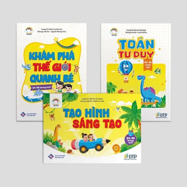 Cầu vồng trẻ thơ - bộ sách dành cho 24 - 36 tháng tuổi (3 quyển)