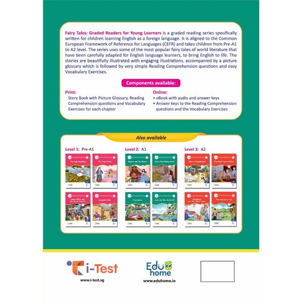Combo truyện đọc Fairy Tales Graded Readers - CEFR A1
