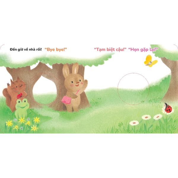 Dtpbooks - Cùng chào hỏi nhé! - Rối tay Gà con Piyo - Chơi cùng Gà con Piyo (Mới)