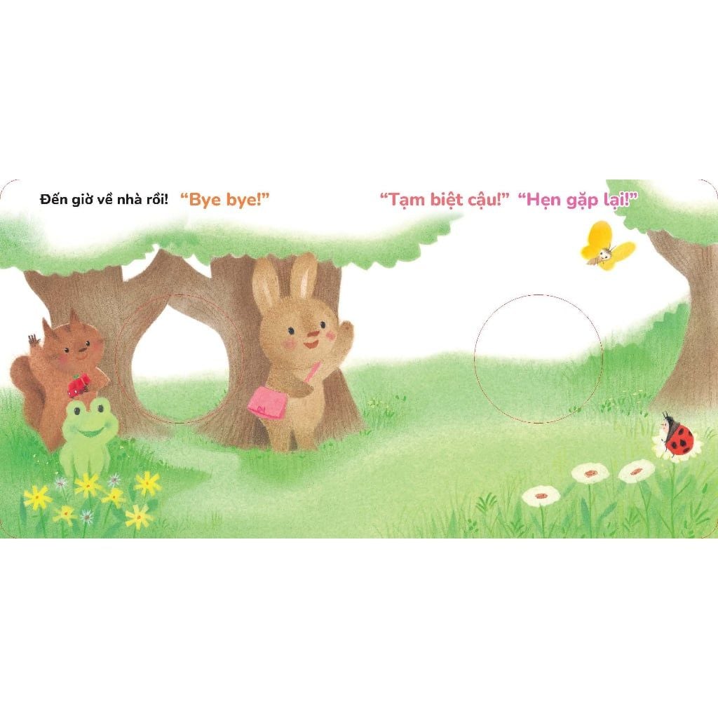 Dtpbooks - Cùng chào hỏi nhé! - Rối tay Gà con Piyo - Chơi cùng Gà con Piyo (Mới)