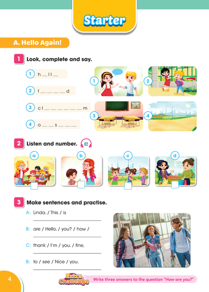 Sách Bài Tập Bổ Trợ và Tăng Cường - Tiếng Anh 4