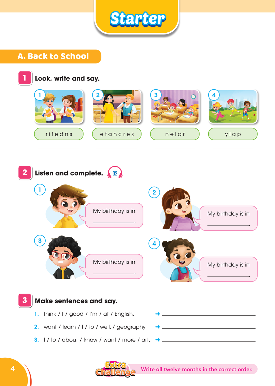 Sách Bài Tập Bổ Trợ và Tăng Cường - Tiếng Anh 5