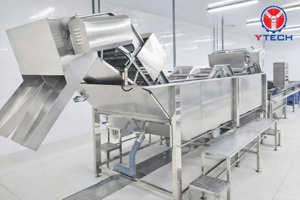  Máy rửa tôm sau lặt đầu--t--HLSO Shrimp Washing Machine 