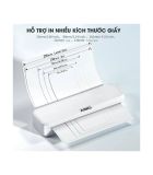  Máy In Di Động A4 M831 - In Giấy Nhiệt Dạng Cuộn, Tờ, A4 Liên Tục - Kết nối Bluetooth in trực tiếp từ iPhone - iPad, USB 