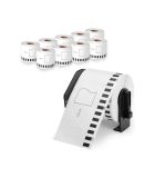  Nhãn film nhựa màu trắng EK-22212 (DK-22212), chống nước, 62mm x 15m (liên tục), tương thích DK-22212 