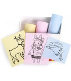  Giấy nhiệt vàng/hồng/xanh cho T02, độ bền 5 năm, 53mm x 6.5m, KT-RMYPB chính hãng AIMO 