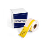  Nhãn cáp 25 x 38mm, màu vàng, KTC-F2538-40-100YL 