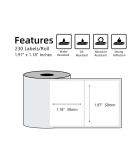  Nhãn đa năng 50 x 30mm, KT-5030-230 