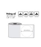  Nhãn tròn 30 x 30mm, màu trắng, KTR-3030-200 