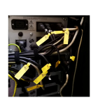  Nhãn cáp 25 x 38mm, màu vàng, KTC-F2538-40-100YL 