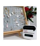  Máy in nhãn di động M220, Bluetooth, in qua app, (Trắng, Hồng, Đen) 