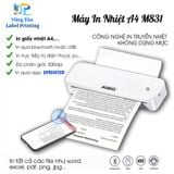  Máy In Di Động A4 M831 - In Giấy Nhiệt Dạng Cuộn, Tờ, A4 Liên Tục - Kết nối Bluetooth in trực tiếp từ iPhone - iPad, USB 