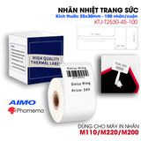  Nhãn trang sức 25 x 30mm, màu trắng, KTJ-T2530-45-100 