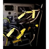  Nhãn cáp 25 x 38mm, màu vàng, KTC-F2538-40-100YL 