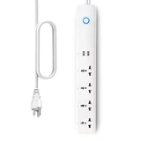  Ổ Cắm Thông Minh TUYA 4 Chấu + Cổng USB A + TYPE C 