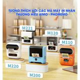  Nhãn in nhiệt hình vuông đa năng 40 x 40mm, KT-4040-180 