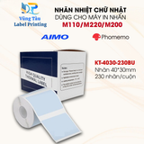  Nhãn in nhiệt đa năng 40 x 30mm, KT-4030-230BU 