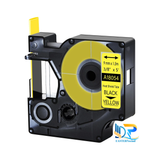  Ống co nhiệt màu vàng chữ đen 9mm x 1.52m, Black on Yellow (DM-A18054) 