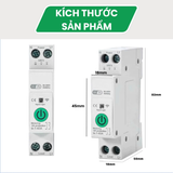 Cầu dao điện thông minh Tuya, Aptomat Wifi 63A 