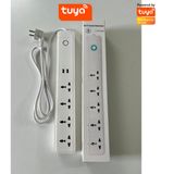  Ổ Cắm Wifi TUYA 5 Chấu, Điều Khiển Độc Lập, Hẹn Giờ Bật Tắt Từ Xa 