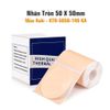  Nhãn in nhiệt hình tròn 50 x 50mm, màu Kaki, KTR-5050-140KA 