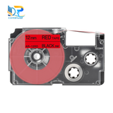  HR-12RD (Black on Red, 12mm) 