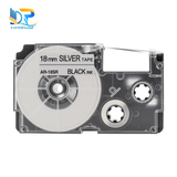  HR-12SR (Black on Silver, 12mm) 