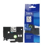  Nhãn in HZe-111 tương thích (TZe-111, TZ2-111), 6mm x 8m, Black on Clear 