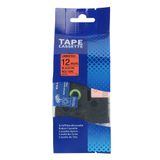  Nhãn in HZe-431 (TZe-431, TZ2-431), 12mm x 8m, Black on Red 