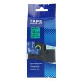  Nhãn in HZe-731 (TZe-731, TZ2-731), 12mm x 8m, Black on Green 