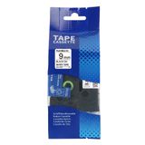  Nhãn in HZe-FX221 (TZe-FX221, TZ2-FX221), 9mm x 8m, Black on White 