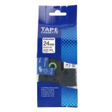  Nhãn in HZe-S251 (TZe-S251, TZ2-S251), 24mm x 8m, Black on White 