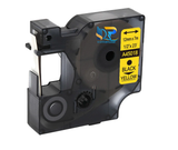  DM-A45018 D1 Tape A45018 12mm x 7m Black on Yellow 