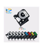  Rhino Vinyl 1" (24mm), Black on Yellow (1805431) 