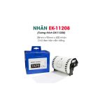  Giấy in nhãn EK-11208, 38mm x 90mm x 400 nhãn, tương thích DK-11208 