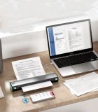  Máy in A4 di động AIMO M08F (A4, giấy nhiệt, không mực, scan hình xăm qua Bluetooth/USB-C) 