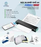  Máy in A4 di động AIMO M08F (A4, giấy nhiệt, không mực, scan hình xăm qua Bluetooth/USB-C) 