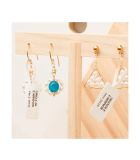  Nhãn trang sức 30 x 25mm, màu trắng, KTJ-F3025-45-100 