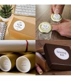  Nhãn tròn 40 x 40mm, màu trắng, KTR-4040-180 